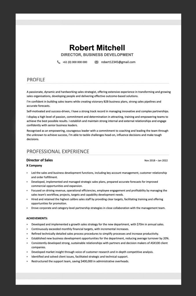 professional-cv-writers-sydney-melbourne